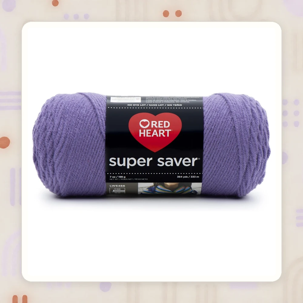 Red Heart Super Saver Yarn, Lavender product image